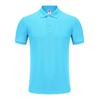 Polo Piqué de Algodón Puro de Color Puro 220g Holgado con Solapa Manga Corta Ropa de Trabajo Corporativa para Eventos Estampado Bordado Logotipo