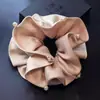 Accesorios para el Cabello Coreanos al por Mayor Scrunchies de Satén Francés para Mujer Sencillos Cintas para el Cabello de Cristal Cuerdas para Cola de Caballo