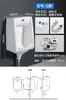 Urinal Automático de Parede para Homens Cerâmica para Casa Urinal de Parede Urinol de Chão
