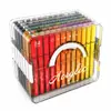 Marcadores acrílicos líquidos directos para uso artístico, colores apilables, punta suave, 84 colores de bolígrafos acrílicos para estudiantes de primaria, al por mayor