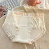 Pantis Sin Costuras para Mujer Transpirables de Cintura Media 10A Seda de Ácido Poliláctico Cómodos Ligeros Hielo Seda Ligeros Transparentes Panties Triángulo para Mujer