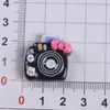 Accesorios para Zapatos Crocs Accesorios de Moño de Cereza Adornos Pequeños DIY Corazón Acrílico Fresa Botón Parche Materiales