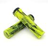 Puños de Manillar de Bicicleta Bicicleta de Montaña Goma Bicolor Piñón Fijo Bicicleta Plegable Cómodo Absorción de Impactos Accesorios para Ciclismo Puño con Bloqueo de un Lado