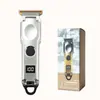Cortador de cabelo elétrico com display digital LCD gradiente transfronteiriço, aparador de cabelo elétrico de escultura específico para salão, pequeno aparador recarregável para uso doméstico