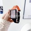 Adequado para Apple Watch Applewatch cintura pequena silicone de duas cores magnético iwatch9876 fivela dobrável pulseira