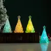 Decoraciones navideñas luz nocturna retro luminosa regalo ventana decoración de mesa accesorios estilo atmósfera lámpara