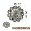 Botones Metálicos Estilo Vintage con Pedrería de Flor de Ciruelo y Adornos de Perlas para Abrigos, Trajes, Camisas y Chaquetas