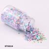 Lentejuelas para Arte de Uñas de 3 mm con Forma de Corazón de Durazno Pequeño, Cuentas Mágicas de PVC, Relleno de Lodo de Cristal DIY, Decoración de Joyería con Brillo