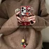 Adequado para Capa de Celular Opporeno15, High-End e Fofo, Padrão Xadrez Patchwork Gatinho Cat para Opporeno14Pro