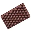 Mini Forma de Silicone para Chocolate com Grãos de Café Forma de Chocolate de Silicone para Confeitaria DIY Bandeja de Cubos de Gelo e Fabricação de Doces Durável Flexível e Fácil de Usar Perfeita para Decoração de Bolo de Chocolate e Artesanato
