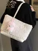 Bolsas de Peluche Transfronterizas para Mujer, Gran Capacidad, Nuevo Estilo Primavera 2026, Bolsos de Mano Casuales, Bolsos Tote de Alto Valor para el Día a Día