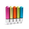 Color arcoíris aleación de aluminio supervivencia tanque impermeable contenedor impermeable almacenamiento botella de medicina equipo de supervivencia EDC para exteriores colgante de llave