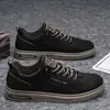 2026 Nuevas Zapatillas Deportivas de Cuero Transpirables Antideslizantes Suave Suela para Hombre Casual Versátiles de Moda K832