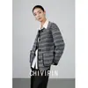 Jaqueta Curta Casual de Gola Redonda e Manga Longa Estilo Chanel para Mulheres, Nova Coleção Outono/Inverno 2026 Vintage Elegante Solta Emagrecimento Top
