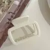 Nuevo pasador cuadrado hueco estilo coreano para mujer con poco volumen de cabello en la parte posterior de la cabeza, pequeño accesorio simple para el cabello