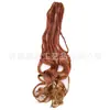 Peluca africana nueva transfronteriza para mujer, cabello de ganchillo, rastas, rizos de doble cola, extensiones de cabello esponjosas, cabello de rastas