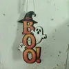Amazon Nuevo Producto Decoración Colgante de Porche de Halloween Fantasma Lindo Adorno Colgante de Puerta Decoración Colgante de Madera