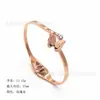 Collar de Mariposa Esmerilado Estilo Coreano Oro Rosa de 18 Quilates Cadena para Clavícula de Mujer Joyería de Acero de Titanio Moda Collar de Acero Inoxidable Pulsera