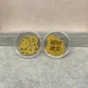 Concha de Agua Oro Puro 999 Tesoro de Riqueza Gato de la Fortuna Pegatina Dorada para Teléfono Móvil Tienda de Oro Promoción de Transmisión en Vivo Regalo para Atraer Clientes