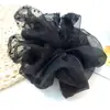Transfronterizo nuevo estilo coreano punto color sólido organza costura anillo grande para pelo banda para el pelo banda para el pelo punto redondo grande accesorios para el pelo