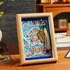 25 Años Nuevo Marco de Fotos Thangka Impreso de Alta Definición Mesa Hecho a Mano Núcleo de Pintura Dorada y Plateada Adornos del Dios de la Riqueza y Bodhisattva