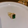 Elegante Anillo de Esmalte para Mujer, Diseño de Nicho Estilo Ins, Anillo Ajustable de Punta Abierta con Patrón para Dedo Índice, Anillo de Dedo del Pie, Directo de Fábrica