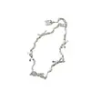 Estilo Ins Coreano Joyería de Mano Simple y de Alta Gama Pulsera de Moño Brillante de Plata de Ley S925 Exquisita y Versátil de Nicho