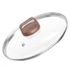 Tapa Universal de Cristal Templado para Ollas Domésticas, Tapa Gruesa para Sartenes, Tapa para Cazo de Leche 28cm 32cm, Tapa de Olla Resistente a Altas Temperaturas