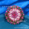 Nueva versión coreana de broche de flor de cristal, moda Joker, ramillete, abrigo, temperamento, pin, accesorios, fabricantes al por mayor