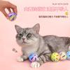 Pelota de Campana Empalmada Colorida Juguete Grande para Gato Campana para Autoplacer de Gato Juguete para Mascota Juguete Colorido para Gato Mascota