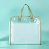 Bolsa de Fichário Sanfonado com 13 Compartimentos Porta-Documentos A4 Bolsa para Organizar e Separar Provas em PVC Bolsa de Arquivo Transparente Atacado Portátil