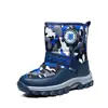 Botas de nieve para niños transfronterizas 2023, nuevas, con garra de hierro, antideslizantes, cálidas, acolchadas de algodón, zapatos grandes de algodón, botas impermeables de camuflaje