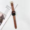 Adecuado para Apple Iwatch11 Generación 10/987 Nueva Correa de Cuero con Patrón de Caballo Loco con Hebilla Dorada