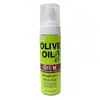 Aceite de Oliva Aceite de Oliva Espuma de Coco Mousse Cera para el Cabello Hidratante Esponjosa Mousse de Estilismo Cuidado del Cabello Hidratante