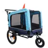 Remolque de perro europeo de Amazon, remolque de gato para acampar, remolque de bicicleta multifuncional para mascotas montado en la parte trasera para uso al aire libre