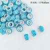 Gaxeta multi-tamanho 10/12/14mm com furo reto de pelúcia para furadeira corrente de bolsa para celular corrente acessórios com contas