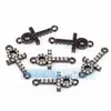 Accesorios de joyería DIY tesoro microincrustado incrustado popular europeo y americano Kiss amor logo de hombre conector de labio rojo