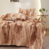 Manta Regalo Amazon Temu Manta Rayada de Piel de Conejo Tie-Dye Transfronteriza Manta Estampada de Franela Manta para Siesta