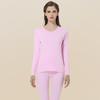Roupas e Calças de Outono Longsha Femininas Terno 100% Algodão Suéter Base Fino Slim-fit Algodão Jovem Roupa Térmica Feminina
