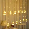 Luces de Colores LED Bola de los Deseos Decoración Romántica para Dormitorio Luces Decorativas Bola Redonda Luz de Noche de Estrella Cadena de Luces de Ambiente