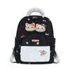 Moda de nicho estilo coreano, minirmochila minimalista con estampado de lunares y estrellas, perfecta para salidas infantiles y desplazamientos, elegante y ligera