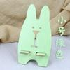 Soporte para teléfono de animales impreso con marca local, pequeños regalos personalizados, soporte para teléfono de madera de conejo de dibujos animados, regalo para persona perezosa