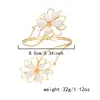 Pulseira de Braço Floral Exagerada Estilo Feriado com Toque de Luxo, Apresentando Flores e Folhas com Efeito de Gotejamento de Óleo, Bracelete Aberto Irregular para Mulheres, Adequado para Usar em Camadas