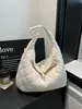 Bolsa acolchada de algodón para mujer 2026 nuevo de principios de otoño bolsa de plumón gran capacidad para ir al trabajo retro rombos bandolera bolso de mano