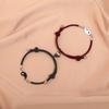 Moda Europea y Americana Transfronteriza Milán Cuerda Magnética Blanca y Negra Pulseras de Pareja Tai Chi para un Par de Pulseras de Hombres y Mujeres Joyería al por Mayor