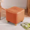 Taburete Pequeño, Banco, Taburete para Cambiarse los Zapatos en Casa, Taburete para Ponerse los Zapatos en la Entrada, Mesa de Café, Taburete Bajo, Taburete para Pies de Sofá de Tela Tecnológica Creativa