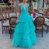 Temporada de Verano 2023 Nuevo Vestido de Malla con Tirantes sin Mangas tipo Pastel para Mujer de Comercio Exterior Europeo y Americano de Amazon