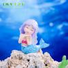 Paisaje Micro Creativo Lindo Sirena Océano Playa Paisaje DIY Decoraciones Hechas a Mano Accesorios Muñeca Adornos Pequeños