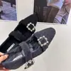 Sapatos Femininos de Inverno Mary Jane com Aumento Interno de 3cm de Altura, Fivela Quadrada, Strass, Forro de Lã, Estilo Francês e Salto Grosso para Combinar com Saias