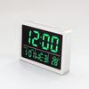 Reloj Digital LED de Pantalla Grande, Reloj de Mesa Sencillo Estilo Japonés con Termómetro, Despertador Multifuncional para Estudiantes, Reloj de Pared Silencioso
